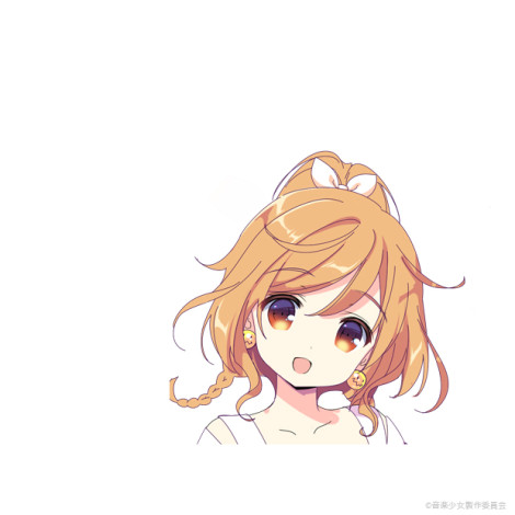 音楽少女　キャラクター：山田木はなこ